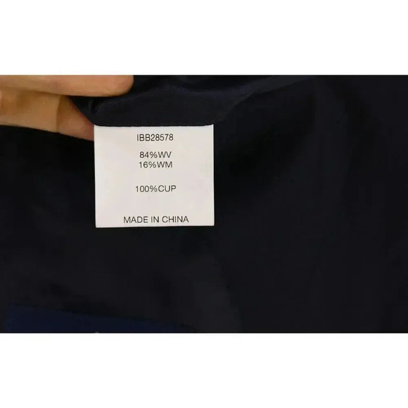 Brooks Brothers Custom Navy w/ Metal Logo Buttons Wool-Mohair Blazer 40R 40S New - Picture 9 of 9